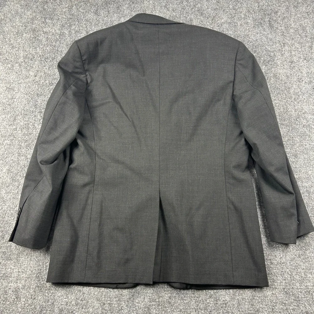 Brooks Brothers Blazer Mens 40S Charcoal Gray Brooksease Wool Sport‎ Coat USA